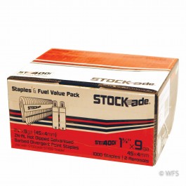 1.75" STOCKade Staples w/ Cartridges for Cordless Staplers
