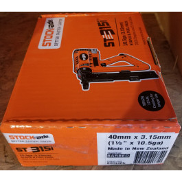 1.5" STOCKade Staples w/ Cartridges for ST315 Cordless Staplers, box of 2000