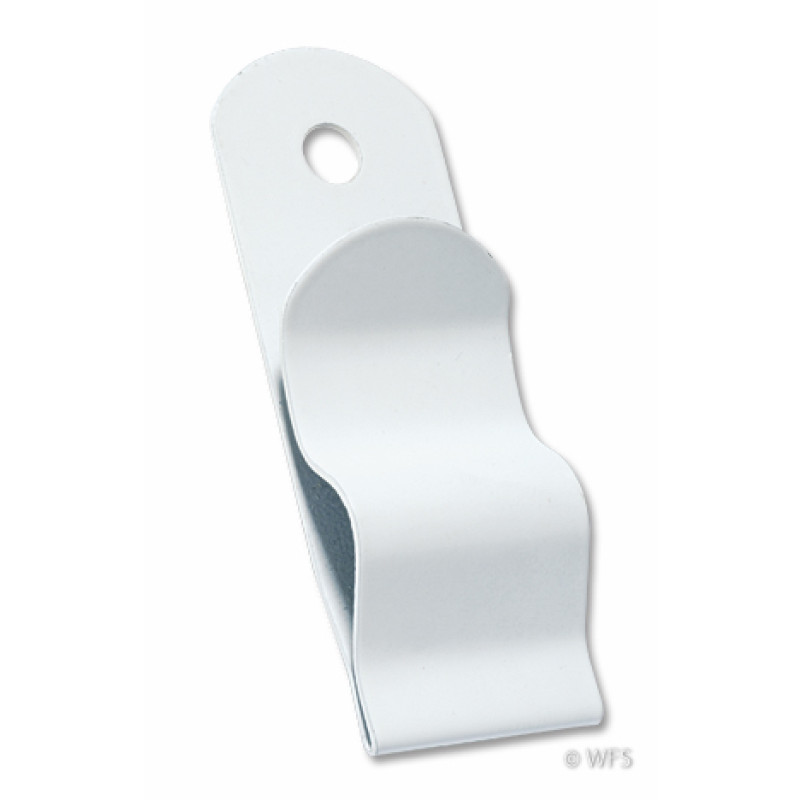 Lower Vinyl Line Post Clip, White