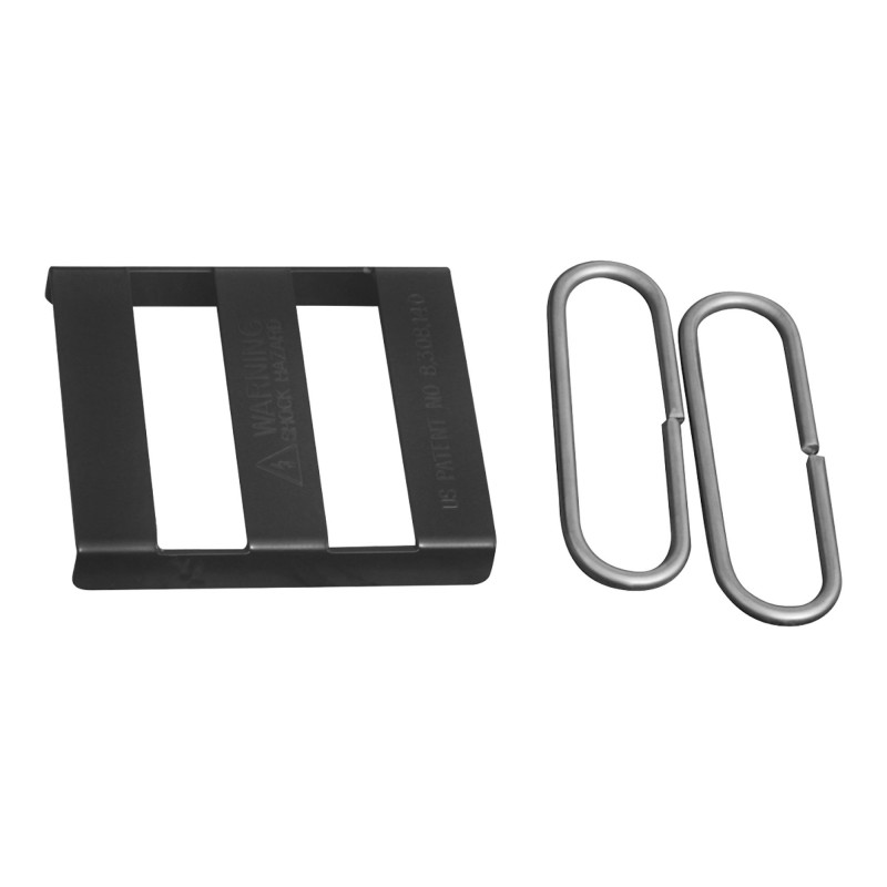 Splice Bracket, Black (Polymer Coated Wire)
