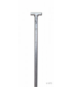 Galvanized Steel Ground Rod, T-shaped 4' x ½"