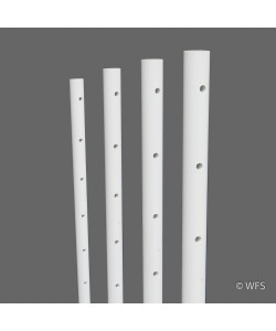 Drilled Fiber Rod, 11/16" x 8'