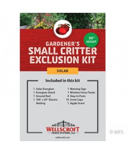 Gardener's 30" Small Critter Exclusion Solar Kit